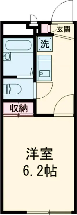 レオパレスソラーレ 2階階 間取り