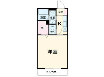 サンプレジャー三喜(1K/1階)の間取り写真