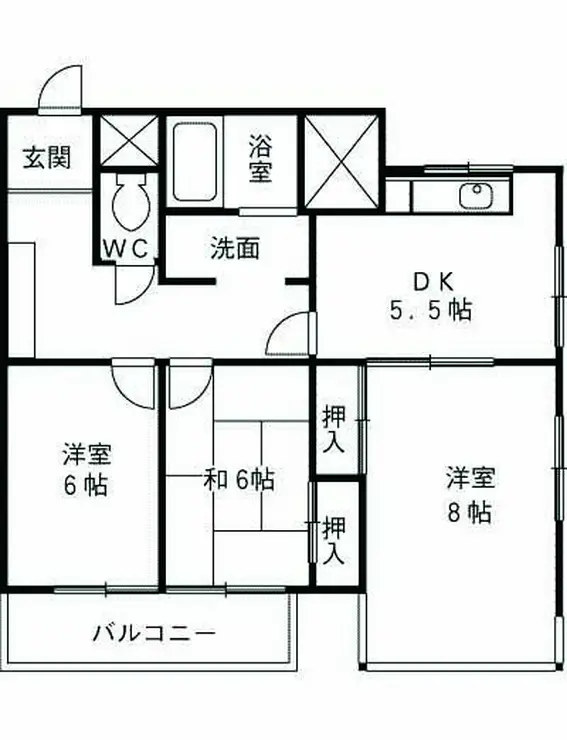 伊勢屋ビル 7階階 間取り