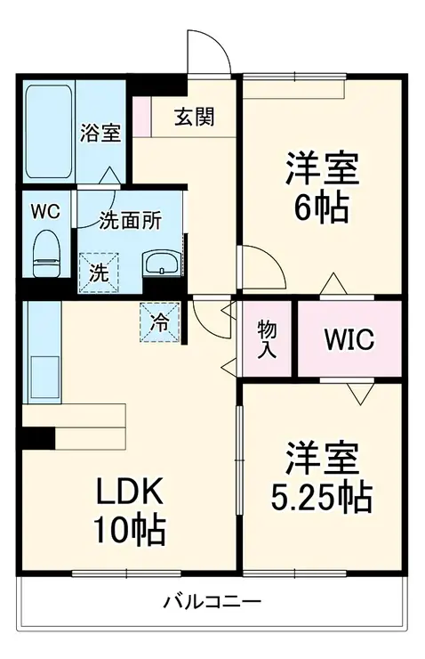 ラヴィーヌ 2階階 間取り