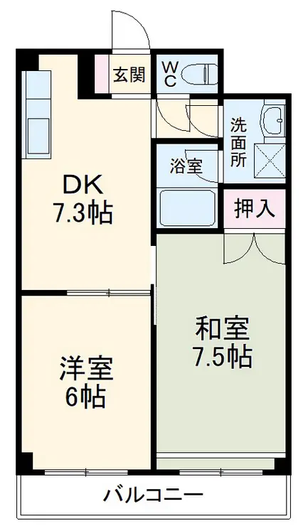 メゾンプルミエ 3階階 間取り
