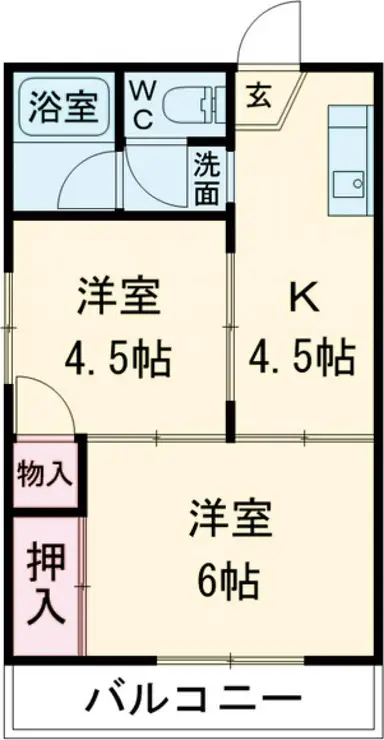 シルクハイム 3階階 間取り