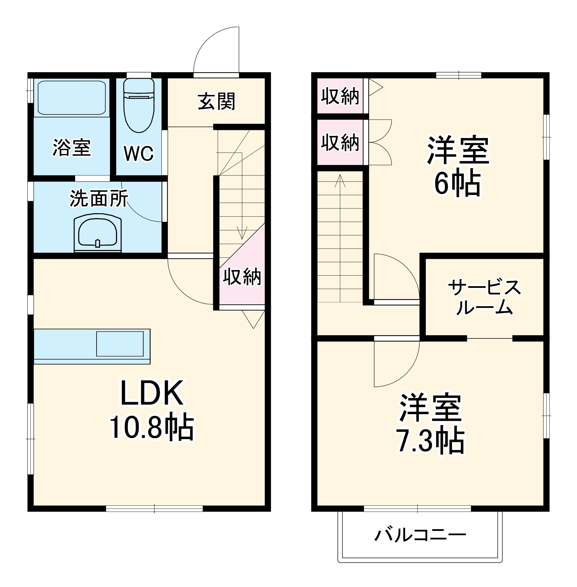 ライラックヒルズ(2SLDK)の間取り写真