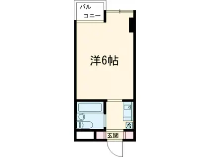 フォーシム用賀(1K/5階)の間取り写真