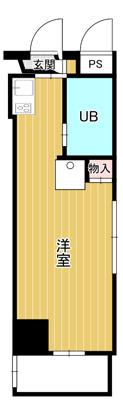 ヴァンハウス杉田(ワンルーム/5階)の間取り写真