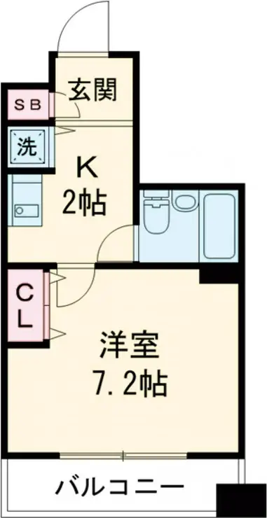 グランド・ガーラ用賀 6階階 間取り