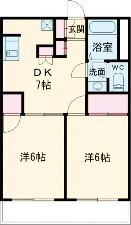 ニューコーポ中島 4階階 間取り