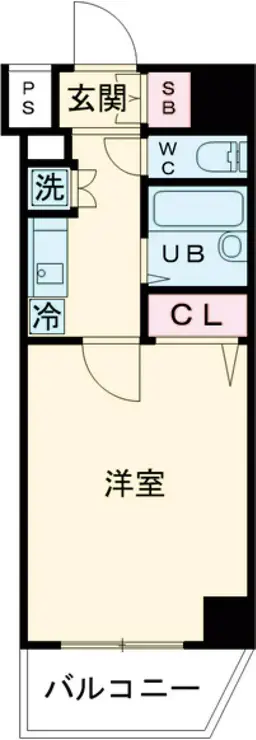 スカイコート蒲田第6 7階階 間取り