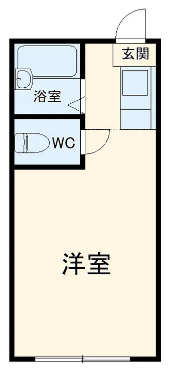 パレーシャル湘南館I 1階階 間取り