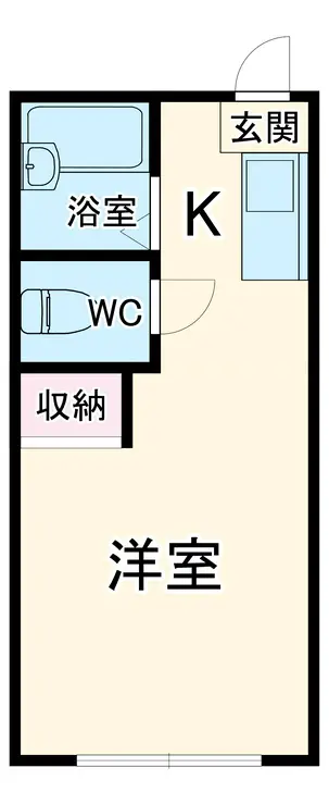 パレーシャル湘南館I 1階階 間取り