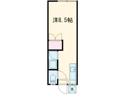 小桜荘(1K/1階)の間取り写真