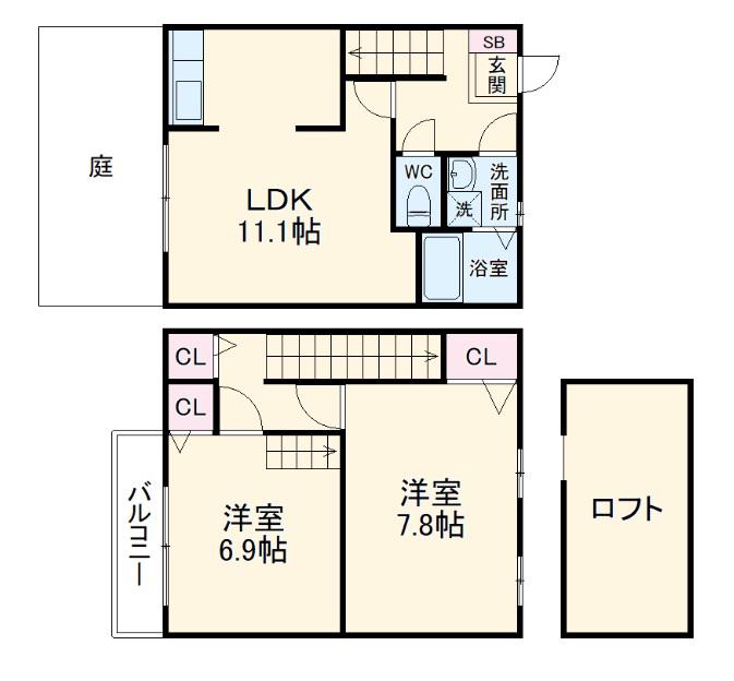 Ｎ．Ａ．Ｏ中野本町弐番館(2LDK)の間取り写真