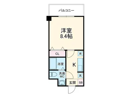 AYUTAKA2(1K/2階)の間取り写真