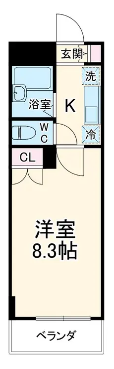 妙典ウッドベル壱番館 3階階 間取り