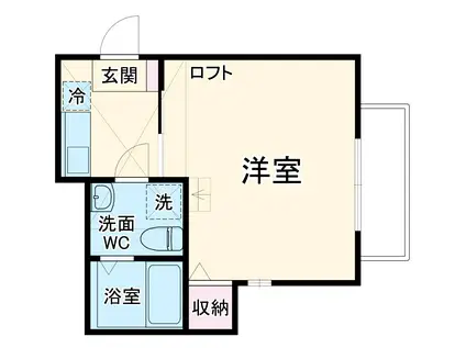 シエナ町田(1K/3階)の間取り写真