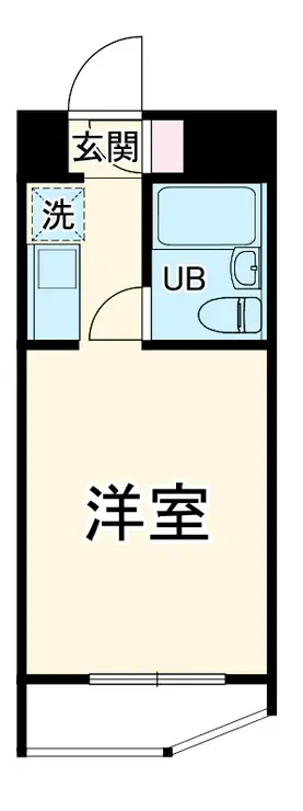 ポケットハイツ本厚木 3階階 間取り