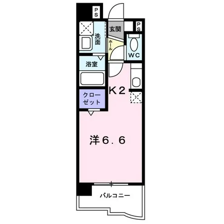 エスペランス 2階階 間取り