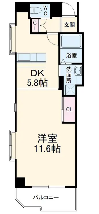 パステル八芳 3階階 間取り