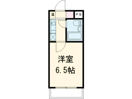 トレンタハウス桜新町(1K/1階)の間取り写真
