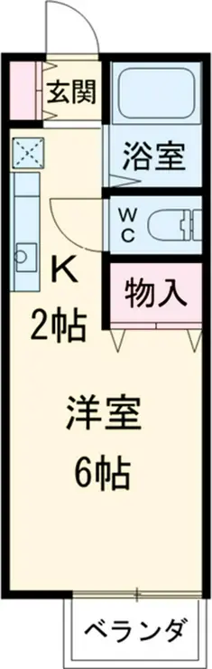 ウェルネス横浜 2階階 間取り