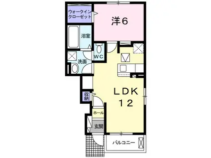 メゾン・ド・エトワールⅡ(1LDK/1階)の間取り写真