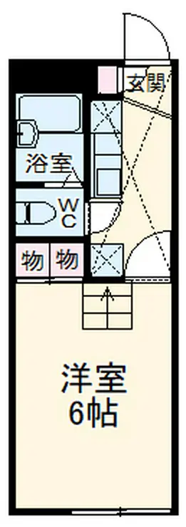レオパレスマグノーリア 2階階 間取り