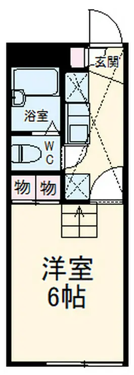 レオパレスマグノーリア 2階階 間取り