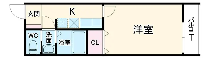ミル シャンブル 1階階 間取り
