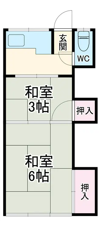 大塚荘 1階階 間取り