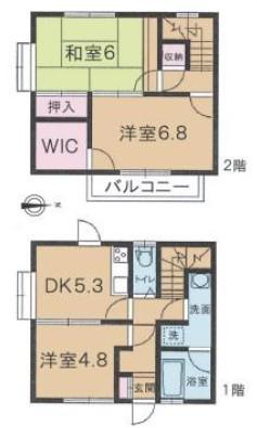 サン・リバー川越(3DK)の間取り写真