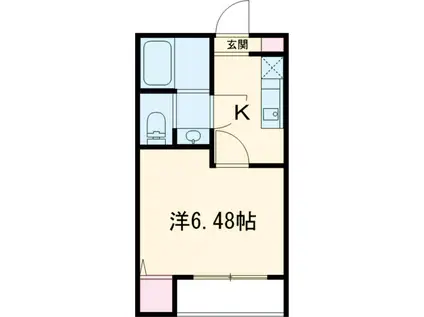 DAISY(1K/1階)の間取り写真