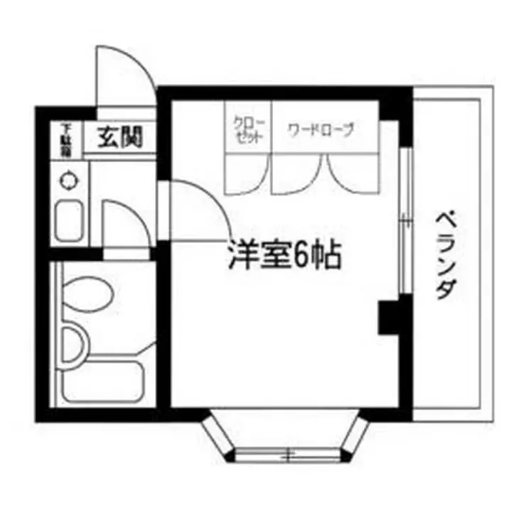 サンパレス矢向 2階階 間取り