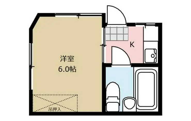 コスモハイツ 1階階 間取り