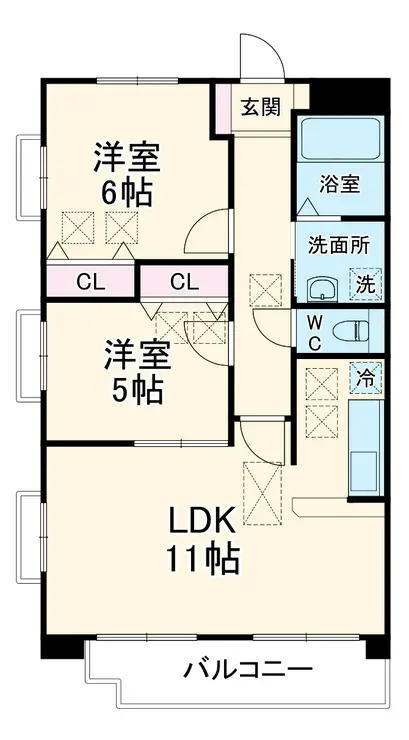 ルネシェスタ 3階階 間取り