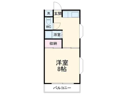 サンワード小泉NO.10(1K/1階)の間取り写真