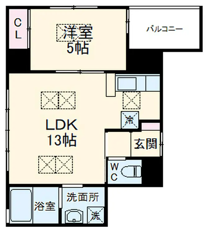 ルネスSK 4階階 間取り