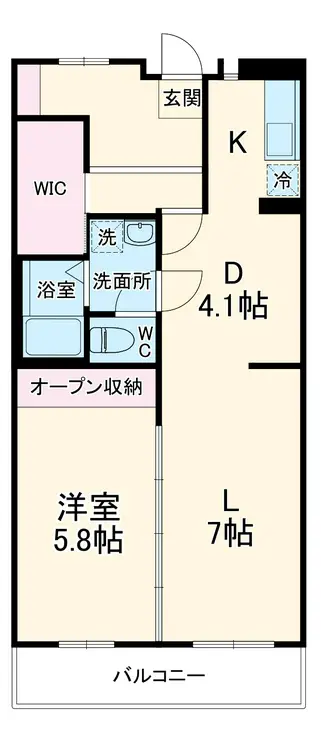 セントラルパーク幕張本郷 5階階 間取り