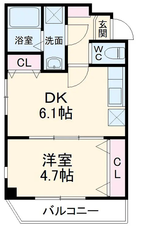 プランドール千葉 3階階 間取り
