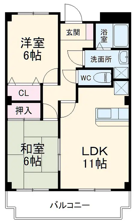 サングレース 2階階 間取り
