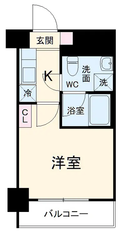 エクセリア川崎 11階階 間取り