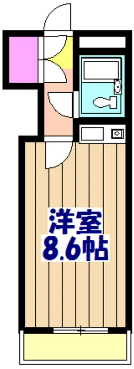 ダイアパレスステーションプラザ船橋 2階階 間取り