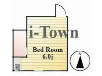 関アパート2号棟(1K/2階)の間取り写真