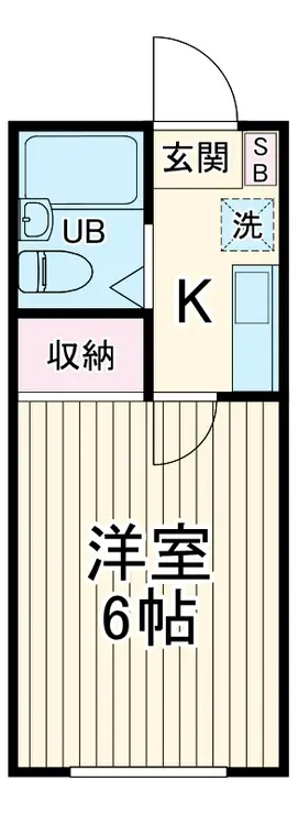 グリーンヒル西村 1階階 間取り