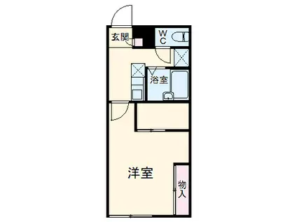 レオパレスセイユウ(1K/2階)の間取り写真