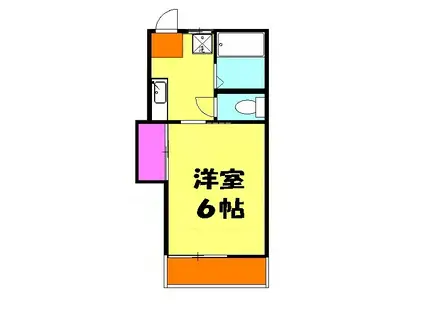 アーバンコート(1K/1階)の間取り写真