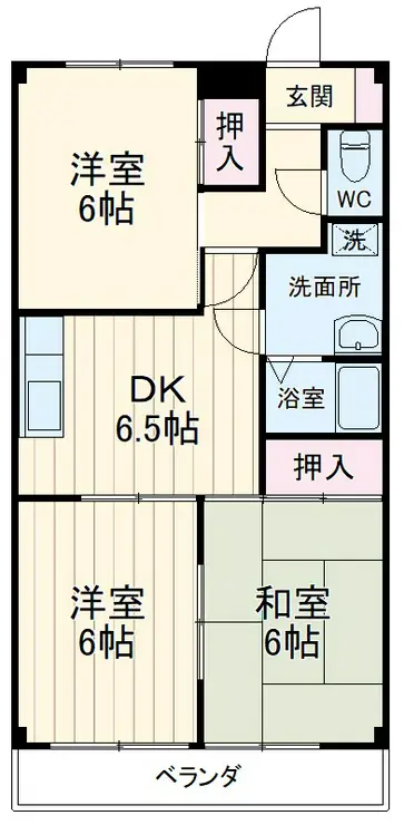 第27アオイビル 3階階 間取り