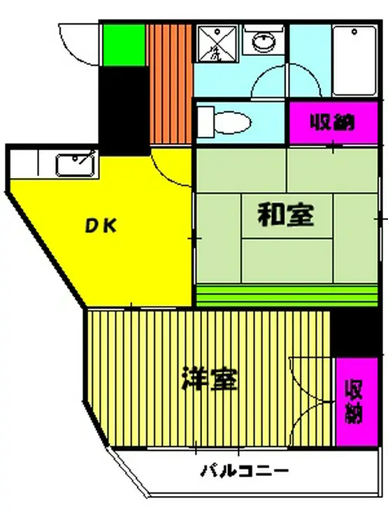 アクセスマスダ 2階階 間取り