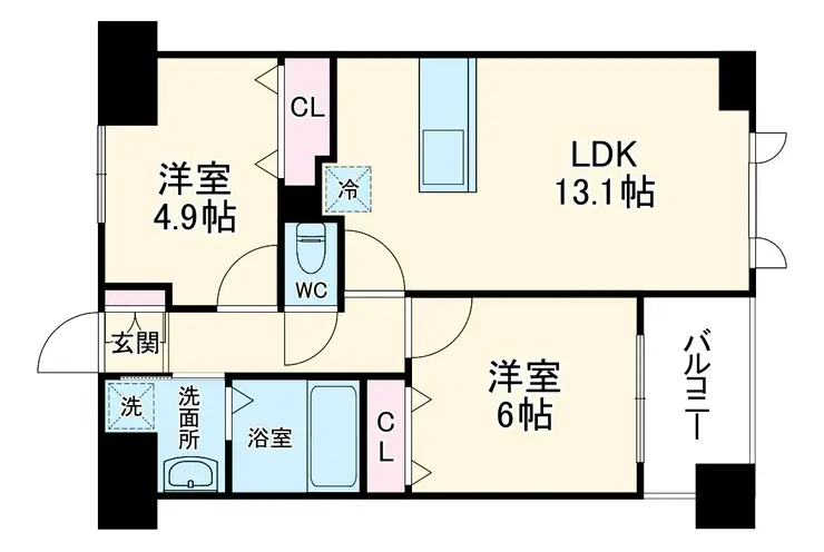 サンピタリア東船橋 3階階 間取り