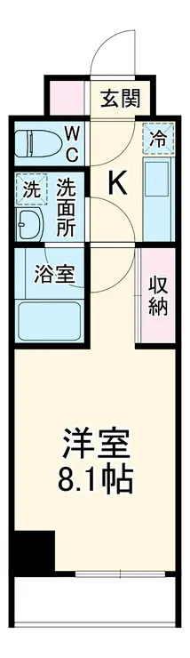 ヴィラ・デル・ソーレ栄 10階階 間取り