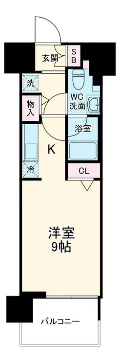 レグラス横浜吉野町 5階階 間取り